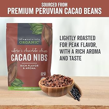 Amazon.com : Viva Naturals Organic Cacao Nibs, Unsweetened